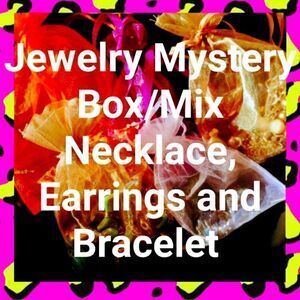 COPY - Women's Jewelry Mystery Box, Items EUC/NWT, Mix Necklaces, Earrings, & B…